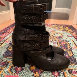 Freebird booties Freebird by Steven buckles